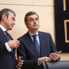 Comparece el director general de Eficanza S.A., José María Campo(D), en la Comisión de investigación sobre el Hospital de Burgos-ICAL