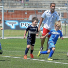 Un partido de la jornada de clausura de la temporada pasada de la Liga Chupetines.-PABLO REQUEJO