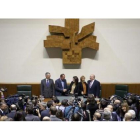 El próximo Parlamento vasco necesitaría del acuerdo de tres fuerzas políticas para poder alcanzar la mayoría absoluta.-EFE / ADRIÁN RUIZ DE HIERRO
