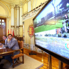 El alcalde de Valladolid, Oscar Puente, y el concejal de Urbanismo, Manuel Saravia, ofrecerán una rueda de prensa en torno al Campus de la Justicia-Ical