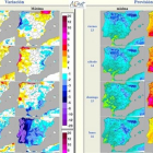 Gráfico de temperaturas en la península-EUROPA PRESS