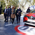 La delegada del Gobierno en Castilla y León, Virginia Barcones, inaugura el ''roadshow'' URBAN en su visita a la ciudad.- ICAL