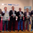 Momento de la presentación del XXI Día del Minivoley en la Casa del Deporte.-EL MUNDO