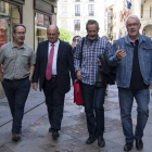El embajador de Venezuela en España, Mario Isea Bohorquez, y el coordinador federal de IU, Cayo Lara, visitan Zamora, dentro de su recorrido de visitas oficiales a varias ciudades españolas-Ical