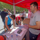 Verano de 2015. El recién constituido CBCValladolid, capta jugadores en el Campo Grande.-J.M.LOSTAU