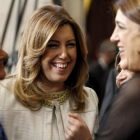 Susana Díaz y Soraya Rodríguez en una imagen de archivo,-ALBERO DI LOLLI