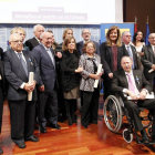Entrega de las Medallas de Oro al Mérito en el Trabajo. Entre los galardonados, el bodeguero Alejandro Fernández, y el empresario burgalés Máximo Cuñado-Ical