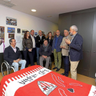 Levy visita la residencia de Aspaym para conmemorar el Día Internacional de la Discapacidad, junto a Medrano, Carnero, Tremiño y Burgos, entre otros.-ICAL