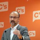 El portavoz de Ciudadanos en las Cortes de Castilla y León, Luis Fuentes, valora la actualidad política autonómica.-ICAL