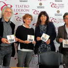Jacinto Gómez, Ana Isabel Gallego, Ana Redondo y José María Viteri, ayer, en Calderón.-EL MUNDO