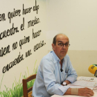 El promotor del Comedor Social de Palencia 'Siempre Contentos', Pepe Calderón, anuncia el cierre definitivo del servicio en rueda de prensa-ICAL