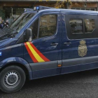 Vehículo de la Policía Nacional.-