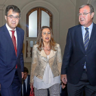 Martínez Majo, Ana Muñoz y Antonio Silvan durante el encuentro de la Comisión de expertos sobre financiación local.-ICAL