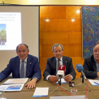 Lozano, Alonso y Quevedo, en la presentación de la ILP.-ICAL