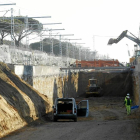 Obras de soterramiento de la Alta Velocidad realizadas ya a su paso por el Pinar de Antequera-El Mundo