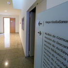 Pasillo de la segunda planta de las Cortes donde se ubica el despacho de Ciudadanos.-MIGUEL ÁNGEL SANTOS / PHOTOGENIC