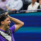 Grigor Dimitrov, tras batir a Federer en Nueva York.-