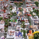 Homenaje a las víctimas en el en el aeropuerto internacional de Boryspil en Kiev, (Ucrania).-EFE / EPA / STEPAN FRANKO