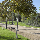 Uno de los parques de las proximidades del centro comercial Vallsur.-J. M. LOSTAU