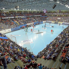 Imagen panorámica de Huerta del Rey durante un partido de la temporada 2016-2017.-M. A. SANTOS