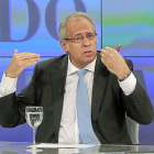El presidente del Grupo Popular en el Ayuntamiento, José A. Martínez Bermejo, ayer, en el programa ‘La Quinta Esquina’-J.M. Lostau