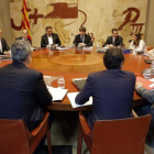 Reunión de Govern del pasado 25 de julio.-RICARD CUGAT