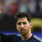 Messi, en un partido con Argentina en la Copa América que se celebró en EEUU.-AFP / MARK RALSTON