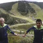 Valverde y Nairo, en la jornada de descanso andorrana.-Foto: EFE / JAVIER LIZÓN