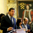 El equipo de Gobierno del Ayuntamiento de Valladolid, encabezado por el alcalde Óscar Puente-ICAL