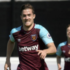Toni Martínez con la camsieta del Wet Ham.-West Ham United.