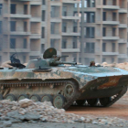 Un tanque de rebeldes sirios.-AMMAR ABDULLAH / REUTERS