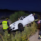 Accidente de tráfico en la A-11 a la altura de Tudela de Duero.- TWITTER BOMBEROSDIP_VLL