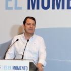 Declaraciones del presidente del PP de Castilla y León Alfonso Fernández Mañueco en Salamanca .-ICAL