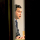 El portavoz del PP en las Cortes, Raúl de la Hoz, durante su comparecencia.-ICAL