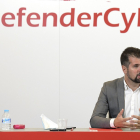Luis Tudanca, ayer en la Interpalamentaria de Burgos. ICAL
