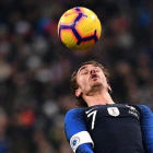 Antoine Griezmann en una imagen de archico con la selección francesa.-AFP