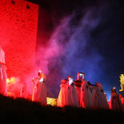 Desfile de la Noche Templaria de Ponferrada con el depósito del Arca y el Santo Grial en el castillo de los Templarios-Ical