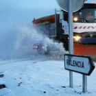 Nieve en Palencia.-ICAL