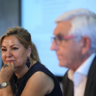 La vicepresidenta y consejera de Empleo, Rosa Valdeón, inaugura la jornada 'El Reto de la Competitividad en los Centros Especiales de Empleo'.-ICAL