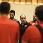 Dani Gordo en un entrenamiento con el equipo del Al-Ahly. / Al-AHLY