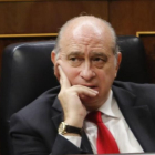 El exministro del Interior Jorge Fernández Díaz, en el Congreso.-AGUSTÍN CATALÁN