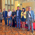 María José Hernández, Francisco de Frutos, Bellido, Julia González, Puente, Redondo y Ambrosio Manzano.-E. M.