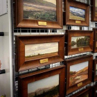 Uno de los grandes armarios, conocidos como ’peines’, donde se guardan cuadros en el almacén del Prado.-JOSÉ LUIS ROCA