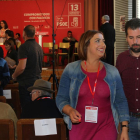 Miriam Andrés y Luis Tudanca durante el Congreso.-ICAL