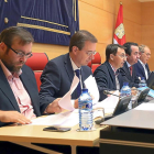 El presidente del CES, Germán Barrios, ayer en la Comisión de Empleo.-ICAL