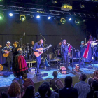 La banda gallega durante un concierto reciente.-Daniel Fernández.
