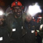 Los mineros fueron rescatados de un socavón de carbón en Perú.-TWITTER: MEM