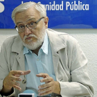 El presidente de la Fdsp, Marciano Sánchez, presenta el informe.-ICAL
