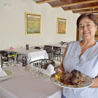 Margarita Cavia en el restaurante Suco en Villodrigo.-ARGICOMUNICACIÓN