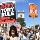 Manifestación contra el Gobierno de Theresa May en Londres.-ANDY RAIN